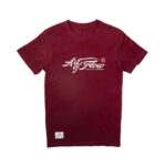 Round Neck Tee Burgundy